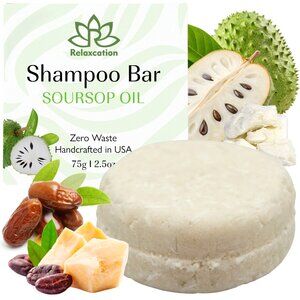 Shampoo Bar Soursop Oil for Dry, Thinning Hair | For Hair Growth, Strengthening,